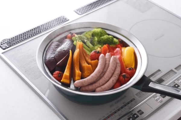 のせるだけで簡単蒸し器24~26cm